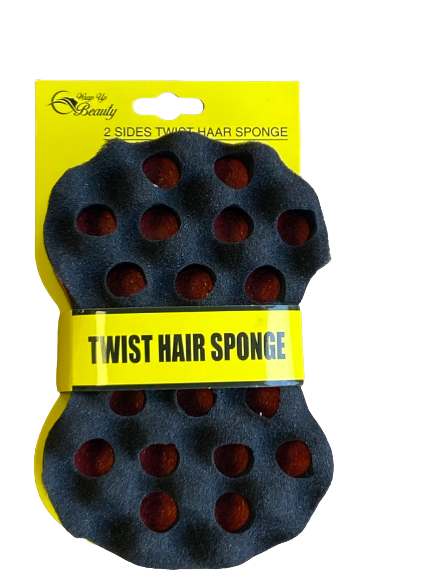 Wrap Up Beauty 2 Sides Twist Haar Sponge Small Size